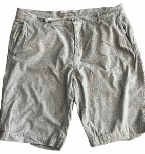 Kenneth Cole Reaction men’s shorts sz 36 gray 12 inch length cotton poly blend  - Picture 1 of 5