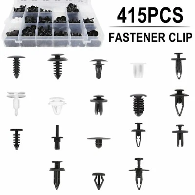 415pcs FORD TRANSIT CONNECT TRANSIT CUSTOM SIDE & DOOR MOULDING TRIM PANEL CLIPS - Image 1 of 4