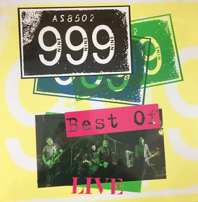 999 BEST OF LIVE 12'' VINYL ALBUM SECRET RECORDS SECLP242 2018 RE-ISSUE SEALED - Image 1 of 3