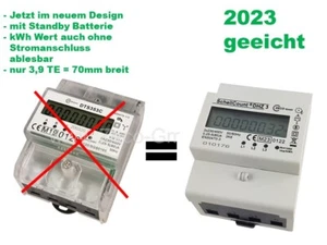  MID-STROMZÄHLER DREHSTROMZÄHLER 230/400V MID-GEEICHT S0-SCHNITTSTELLE    - Picture 1 of 9