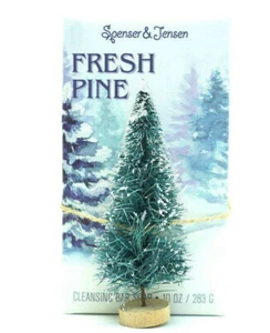 Spenser Jensen Fresh Pine Cleansing Bar Soap 10oz - Picture 1 of 3