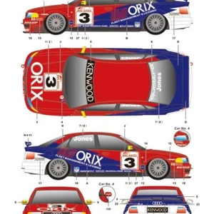 S.K. Decals SK24155 Audi A4 Quattro Australian Super Touring Champs 1996 Decals - Picture 1 of 3