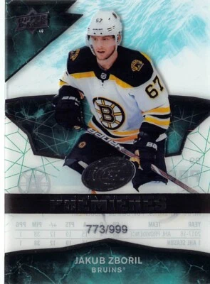 2018-19 Upper Deck Ice #99 Jakub Zboril/999 RC - Image 1 of 2