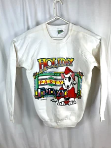 FIESTA DE VACACIONES Sudadera Vintage Años 80 SPUDS MACKENZIE Bud Light Cuello Redondo Talla XL - Imagen 1 de 10