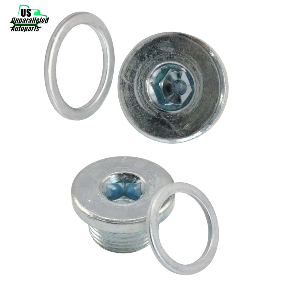 Set Of 2 For Porsche 718 Cayman High Quality Oil Drain Plug & Gasket Assembly — 第 1/4 张图片