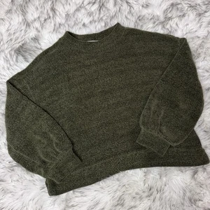 OLD NAVY Girls XL (14-16) Green Boxy Crop Raglan Sleeve Pullover Sweater - Picture 1 of 5