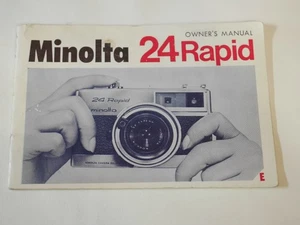 Minolta 24 Rapid 24rapid Camera Original Owners Instruction Manual - Picture 1 of 5