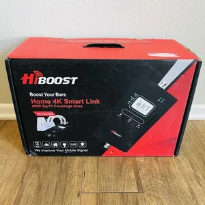 Hiboost F10G-5S-BTW 4K Smart Link Cell Phone Signal Booster | 3G 4GLTE 5G - Photo 1 sur 10