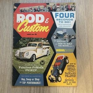 Rod & Custom Hot Rod and Custom Vehicle Magazine August 1962 - Picture 1 of 6