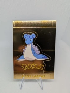 Pokemon Lapras Gold Holo 2000 Navarrete Buildable Card Kanto Edition Vintage - Picture 1 of 3