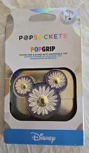 Disney Popsockets Mickey Ears Purple Daisy Phone Grip & Stand New HTF - Picture 1 of 3