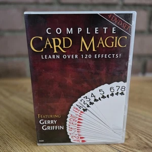 Complete Card Magic 4 DVD Set Featuring Gerry Griffin Learn 120+ Tricks - Picture 1 of 13