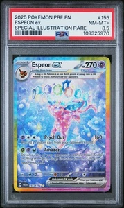 Espeon Ex 155 PSA 8.5 Near Mint-mint+ - Prismatic Evolutions - Pokemon - Picture 1 of 2
