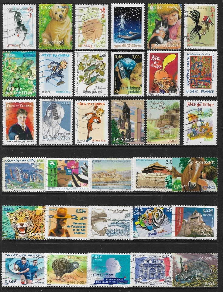 FRANCE  stamp selection (ref.100) - Image 1 of 1