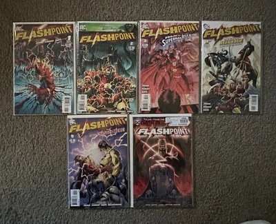 Flashpoint 1-5 Plus Tie Ins 60 Comic Lot Run DC 2011 VF/NM - Image 1 of 4