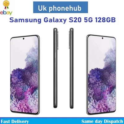 Samsung Galaxy S20 5G 128GB/12GB Android Unlocked Smartphone Excellent Condition - Image 1 of 4