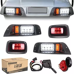 10L0L Deluxe Golf Cart Light Kit for Club Car DS 12V-60V, Full Headlight Taillig - Bild 1 von 2
