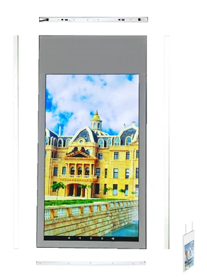 43 Zoll Full HD doppelseitiges Display / Werbebildschirm mit Android, WiFi & USB - Bild 1 von 3