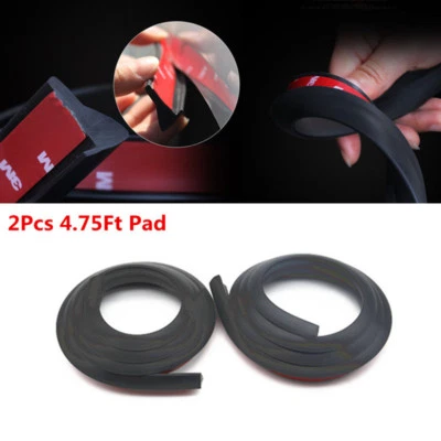 Car Fender Flare Extension Wheel Eyebrow Moulding Trim Wheel 2x 4.75' Arch Strip - Image 1 of 4