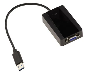 Externe Grafikkarte USB3 auf VGA Unterstützung Breitbild 2048x1152 USB 3.0 5G - Bild 1 von 2