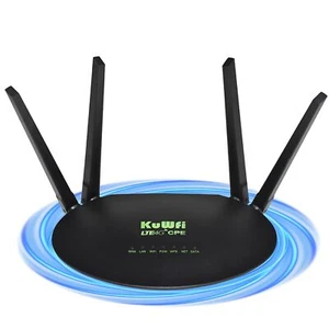 Routeur 4G Routeur 4G LTE 150 Mbps Box 4G avec 4 antennes Non Amovibles Parta... - Photo 1/9