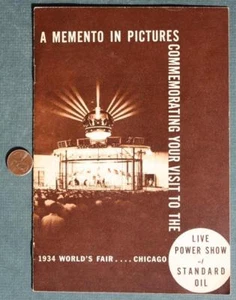 1934 Chicago Worlds Fair Century of Progress Standard Oil Wildtier Schaustück - - Bild 1 von 1