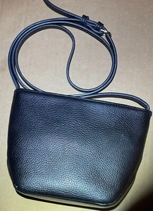 A New Day Faux Leather Small Cross Body Bag - Black NWOT Purse Woman Girls Deal - Picture 1 of 11
