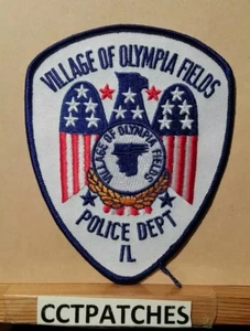 VILLAGE OF OLYMPIA FIELDS, ILLINOIS POLICE SHOULDER PATCH IL - Picture 1 of 2