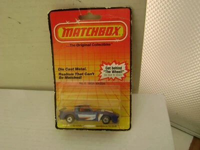 1983 MATCHBOX SUPERFAST #6 IMSA MAZDA RX-7 NEW ON DAMAGED CARD - Image 1 of 4