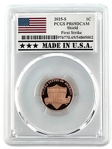 2025 S Lincoln Penny PCGS PR69 DCAM First Strike - Made In USA Holder - Picture 1 of 2