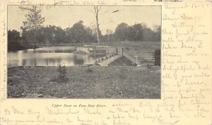 Postal G73/Paw Paw River Michigan Waterville presa superior - Imagen 1 de 4