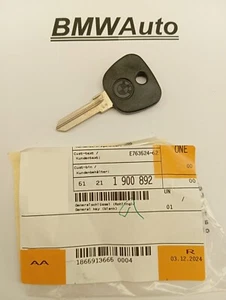 Genuine BMW E12 E21 E23 E24 E26 E28 E30 Z1 Key Blank Master OEM 51211900892 - Picture 1 of 7