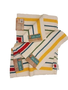 Pioneer Woman Vintage Stripe Placemats Set of 4 Woven Rib Serape Look NEW NWT - Picture 1 of 6