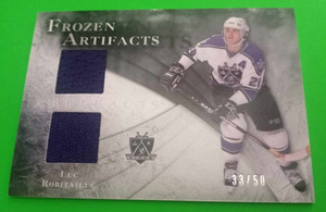 2010-11  Frozen Artifacts Game Jersey Luc Robitaille  #33/50 Los Angeles Kings