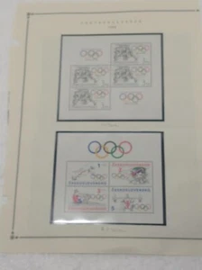 630b Scott album 1984 MNH Czechoslovakia 4 SOUVENIR SHEETS - Picture 1 of 6