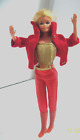 Vintage 1960S  Barbie Doll W/ Jacket Gold/Red Jumpsuit/Red Old Boots.  79C