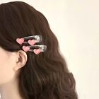 Plastic Cute Love Hair Clip Decoration Bangs Side Clip Woman Headwear