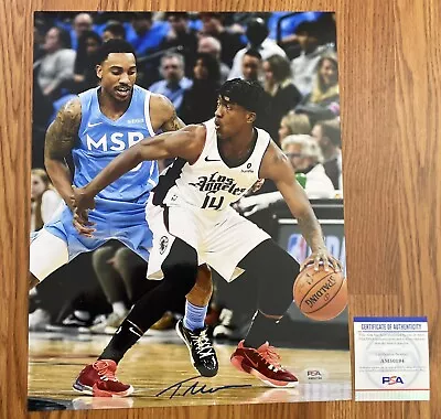 Terance Mann Signed Autographed 11x14 Los Angeles Clippers Photo PSA - Image 1 of 2
