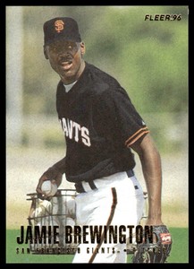 1996 Fleer #584 Jamie Brewington San Francisco Giants Rookie