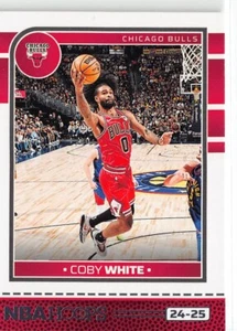 2024-25 Panini NBA Hoops Coby White Base Chicago Bulls #43 - Imagen 1 de 2