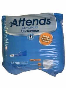Attends Advanced Disposable Underwear X-Large Heavy 14 Ct DermaDry Technology