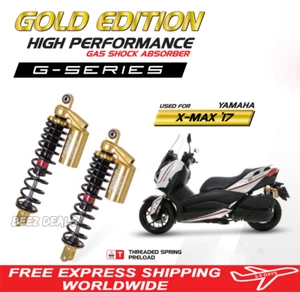 Amortiguador YSS Ajustable Serie G Edición Dorada Negro YAMAHA X-MAX 300 XMAX - Imagen 1 de 4