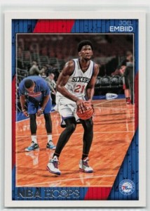 JOEL EMBIID 2016-17 Panini NBA Hoops #4 Philadelphia 76ers