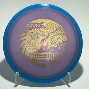 DISC GOLF INNOVA NATE SEXTON TOUR CHAMPION HALO GLOW FIREBIRD 173-5g BLUE 2023 - Picture 1 of 5