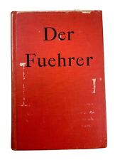 WW2 German Der Fuehrer Konrad Heiden Hard Cover Reference Book