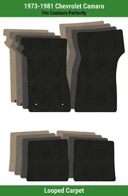 Lloyd Classic Loop Front & Rear Row Carpet Mats for 1973-1981 Chevrolet Camaro  - Image 1 of 4