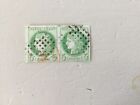 1 paire de timbres type cérès des colonies