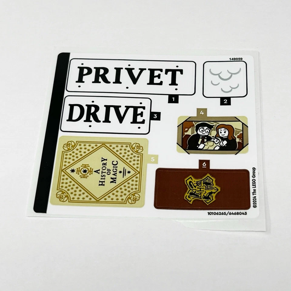 乐高贴纸 76425 哈里·波特女仆驾驶历史魔法莉莉·詹姆斯·海德薇 — 第 1/1 张图片