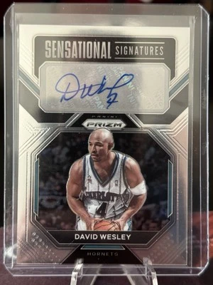 2022-23 Panini Prizm - Sensational Signatures David Wesley #SS-DW (AU) - Image 1 of 2