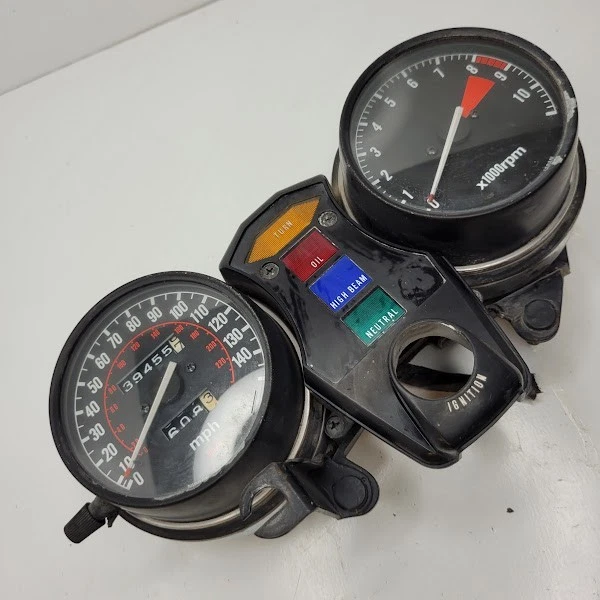 Cuadro de instrumentos velocímetro velocímetro Honda Gold Wing GL1000 1975-1979 FABRICANTE DE EQUIPOS ORIGINALES Foto 1 de 3